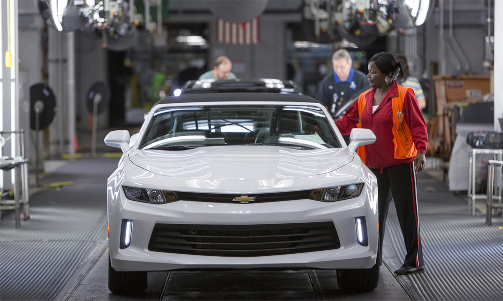 Nhà máy của GM ở Lansing, bang Michigan, Mỹ. Ảnh: GM