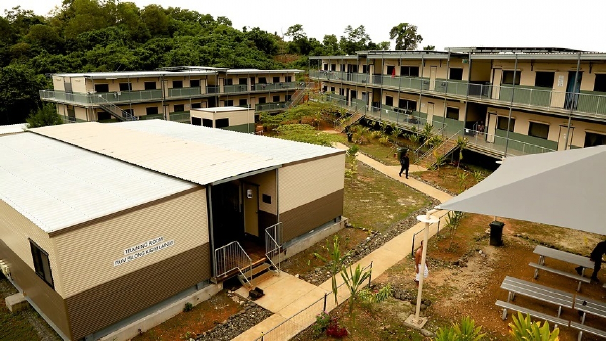 Trung tâm xử lý người tị nạn và nhập cư bất hợp pháp tại Papua New Guinea. Ảnh: SBS News