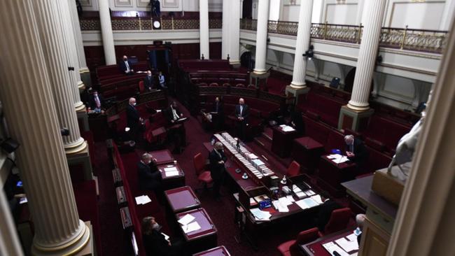 Victorian upper house MPs who refuse to disclose their vaccination status could be banned.