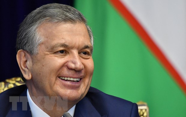 Bau cu tong thong Uzbekistan: Ong Shavkat Mirziyoyev tai dac cu hinh anh 1