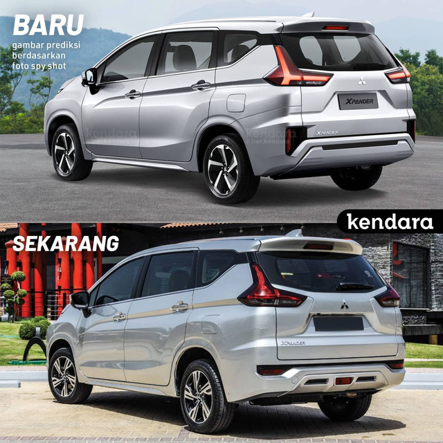 Xem trước Mitsubishi Xpander 2022 sắp ra mắt: Đẹp hơn, có thể thêm phanh tay điện tử và hộp số CVT - Ảnh 3.