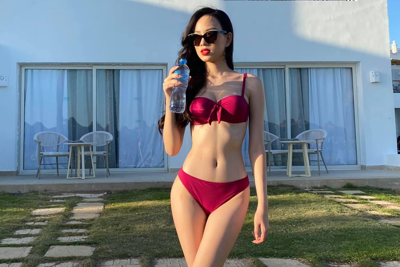 Ái Nhi diện bikini tại Miss Intercontinental