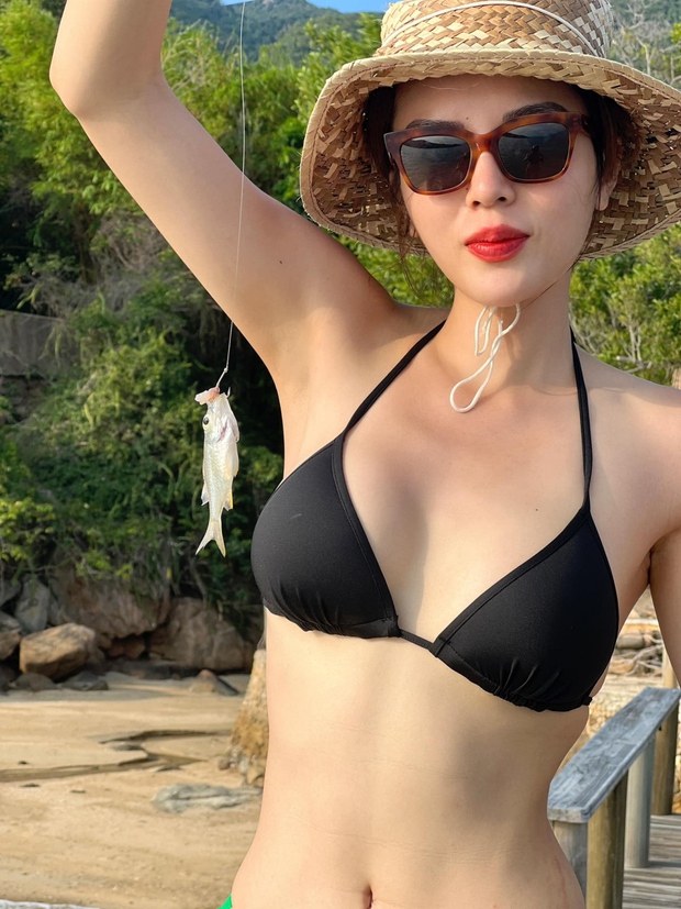 Hoa hậu Nguyễn Cao Kỳ Duyên lại gây sốt với bikini - Ảnh 6.