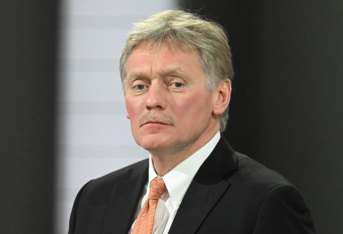 Người phát ngôn Điện Kremlin Dmitry Peskov tại Moskva hồi tháng 12/2021. Ảnh: AFP.