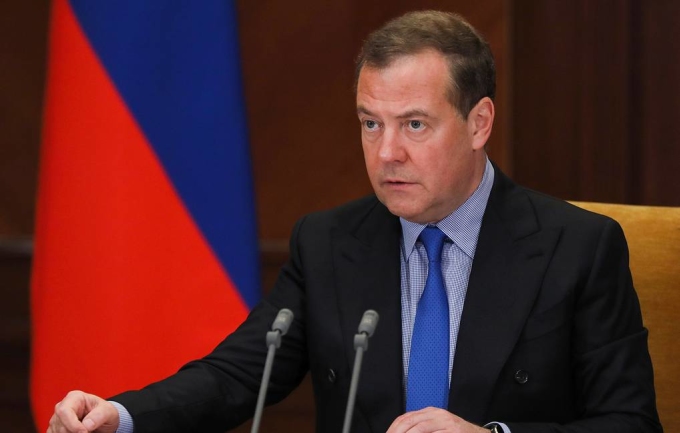 Phó chủ tịch Hội đồng An ninh Quốc gia Nga Dmitry Medvedev. Ảnh: TASS.