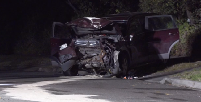 A female passenger has been killed after the car she was travelling in struck a curb a hit a tree in Melbourne’s east.