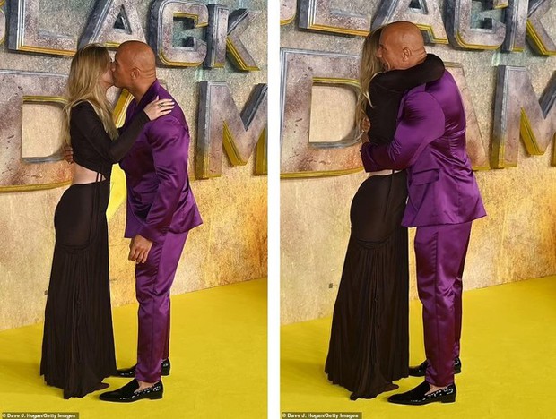 The Rock ôm hôn con gái Daniel Craig - Ảnh 3.