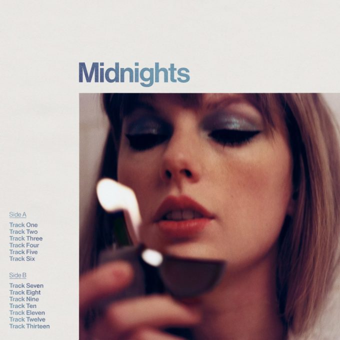 Bìa album Midnights của Taylor Swift. Ảnh: Republic Records