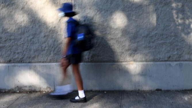 School closures during the pandemic will have a profound long-term effect on children, NCOSS says. (Bianca De Marchi/AAP PHOTOS)