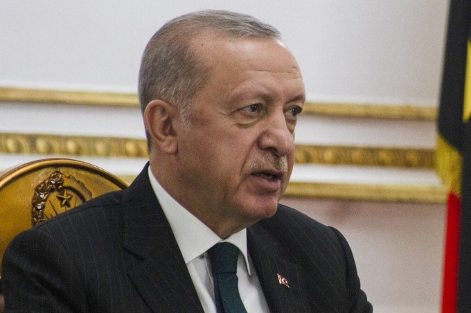 Tổng thống Thổ Nhĩ Kỳ Recep Erdogan ở Angola hồi tháng 10/2021. Ảnh: AFP.