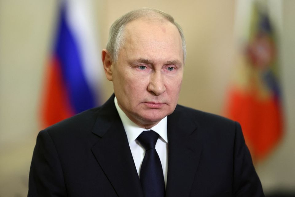 Tổng thống Nga Putin tại Moskva ngày 30/9. Ảnh: Reuters