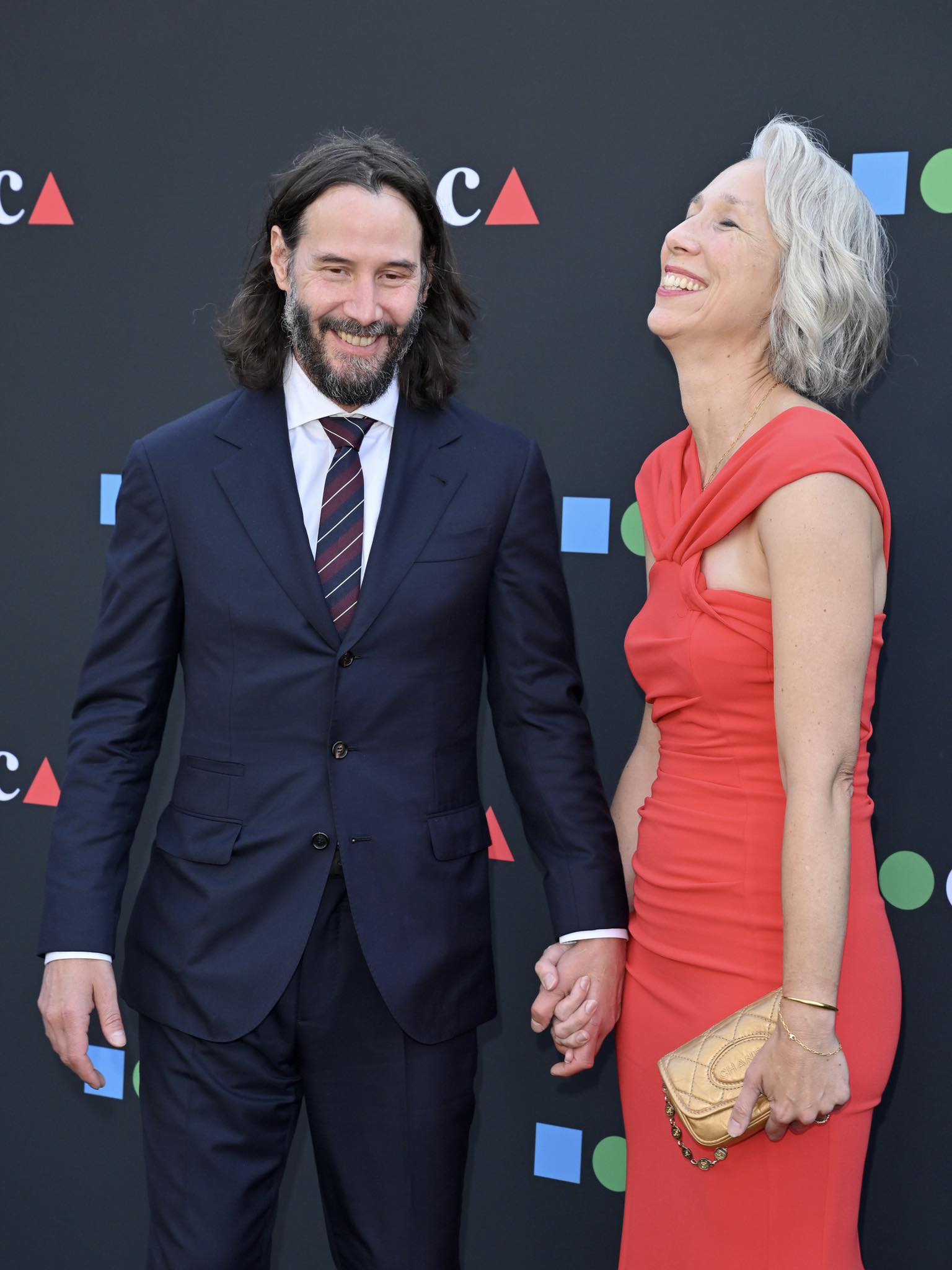 Keanu Reeves và Alexandra Grant hạnh phúc bên nhau. Ảnh: Film Magic