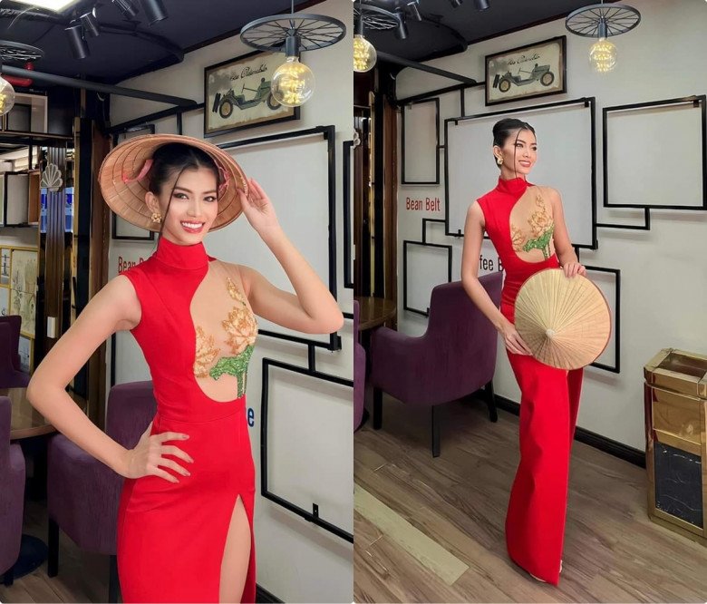 Váy áo amp;#34;không phải dạng vừaamp;#34; của dàn đối thủ Lê Hoàng Phương tại Miss Grand International 2023 - 6
