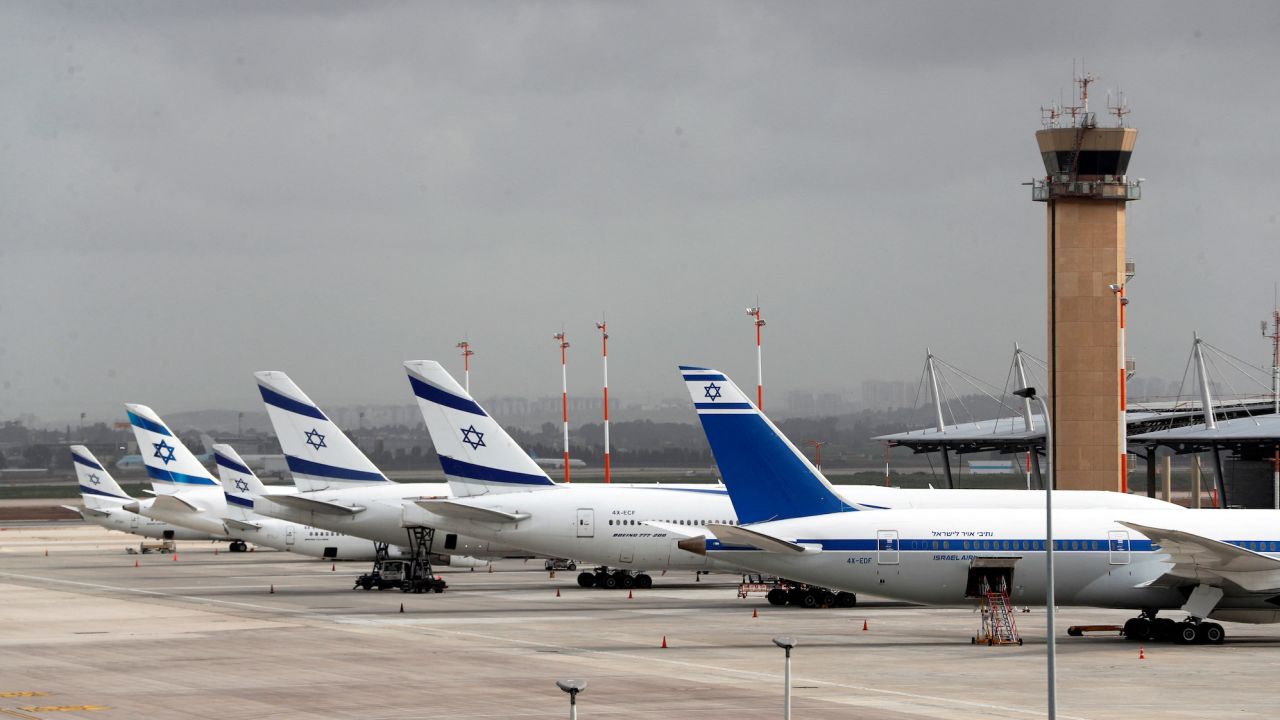 Máy bay của hãng hàng không quốc gia Israel El Al Airlines tại Sân bay Quốc tế Ben Gurion gần thủ đô Tel Aviv, hồi năm 2020. Ảnh: Reuters