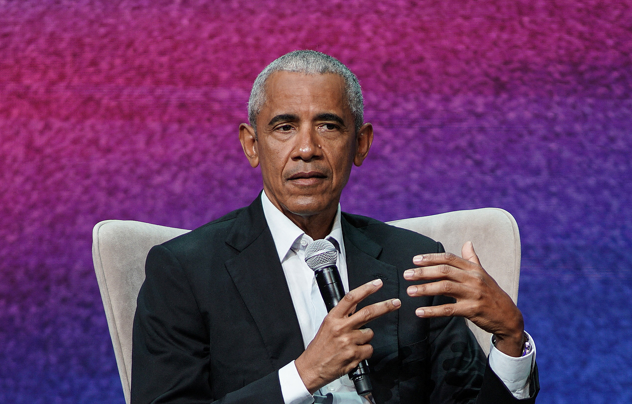 Cựu tổng thống Mỹ Barack Obama dự một sự kiện ở Athens, Hy Lạp hồi tháng 6. Ảnh: AFP