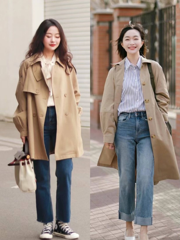 Trench coat và quần jeans: Cặp đôi thanh lịch, hack chiều cao, giấu mọi nhược điểm vóc dáng - Ảnh 9.