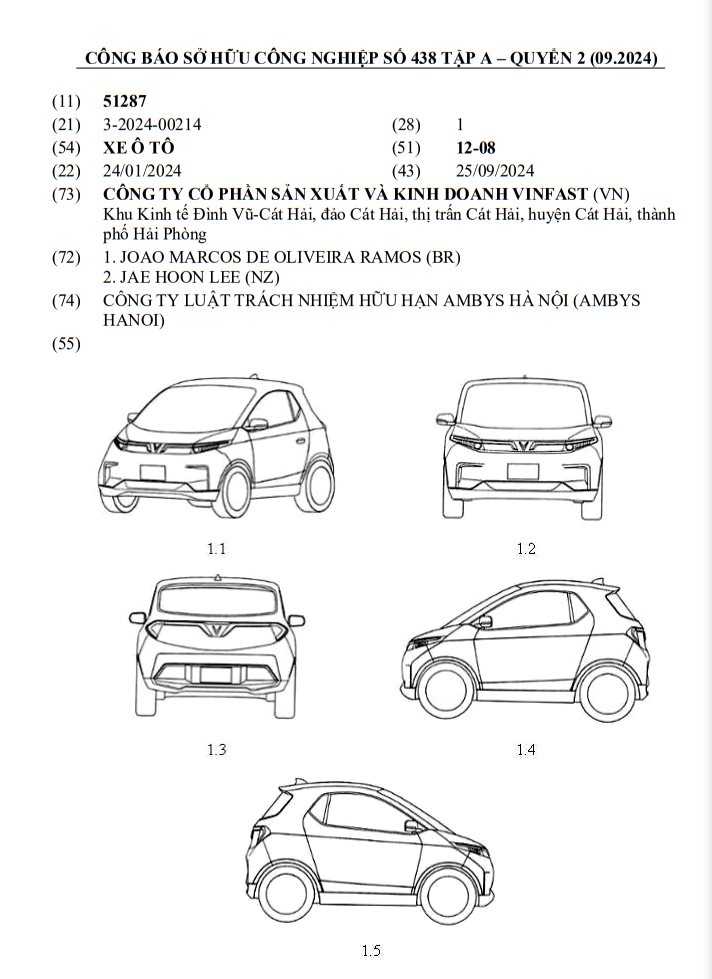 VinFast đăng ký xe mới tại Việt Nam: Trông nhỏ hơn VF 3, dáng như Smart, nếu ra mắt sẽ dễ thành hàng ‘hot’ cho chị em- Ảnh 2.