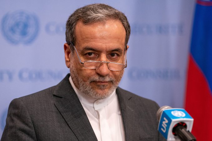 Ngoại trưởng Iran Abbas Araghchi tại trụ sở Liên Hợp Quốc ở New York, Mỹ ngày 25/9. Ảnh: Reuters