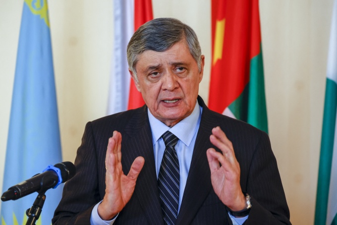 Đặc phái viên của Tổng thống Nga về Afghanistan Zamir Kabulov tại Moskva năm 2022. Ảnh: AFP