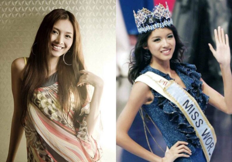 Nhiều người từng nhận xét cô như bản sao của Miss World 2007 Trương Tử Lâm.