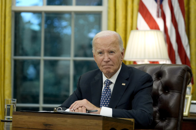 Tổng thống Mỹ Joe Biden tại Nhà Trắng ngày 30/9. Ảnh: AP