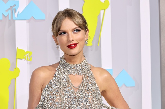 Ca sĩ Taylor Swift tại sự kiện MTV VMAs 2022. Ảnh: WireImage