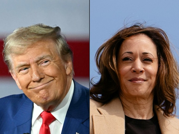 Ứng viên tổng thống đảng Cộng hòa Donald Trump (trái) và Phó tổng thống Kamala Harris. Ảnh: AFP