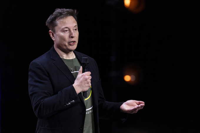 Tỷ phú Elon Musk phát biểu tại sự kiện ở Harrisburg, bang Pennsylvania ngày 19/10. Ảnh: AP