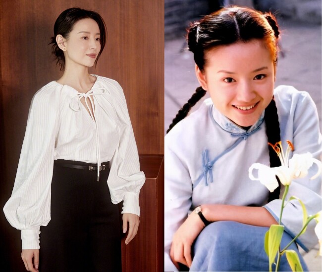 Dù đã bước sang tuổi 45, Đổng Khiết vẫn khiến khán giả ngỡ ngàng bởi làn da trắng mịn, gương mặt thanh thoát và vóc dáng mảnh mai. Nét đẹp mong manh, thoát tục của “ngọc nữ màn ảnh Hoa ngữ” được nhận xét gần như không thay đổi so với thời hoàng kim trong Kim Phấn Thế Gia.