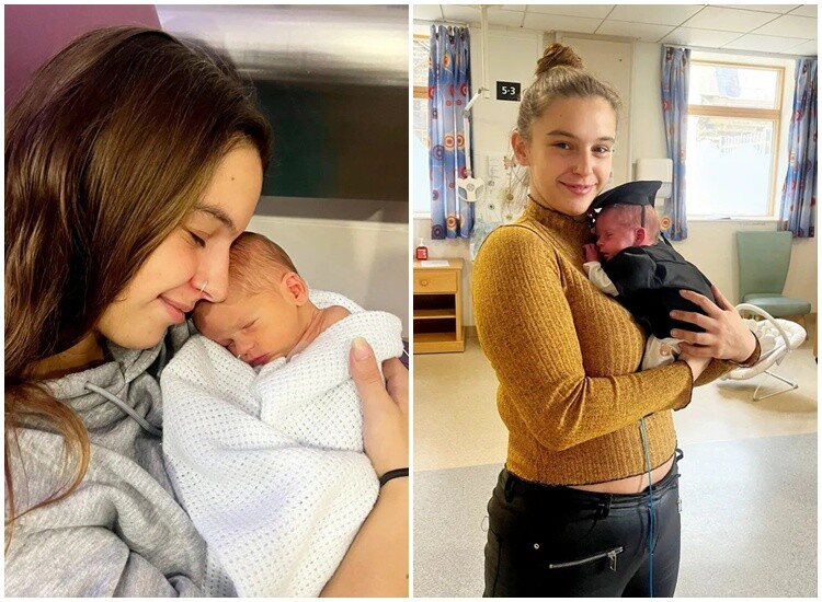 Cô gái đã dần quen với cuộc sống của một mẹ bỉm.