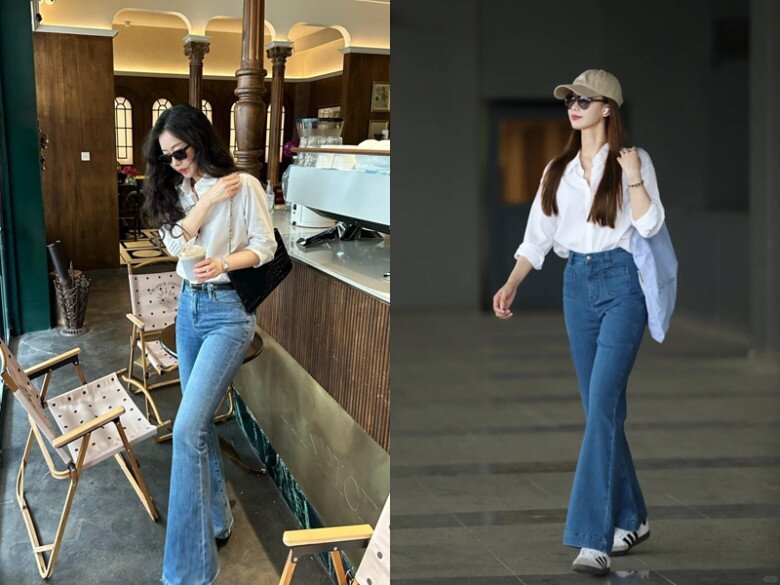 Khi chọn quần ống loe, bạn nên ưu tiên những thiết kế đơn giản, có độ loe vừa phải để dễ phối đồ và ứng dụng trong nhiều hoàn cảnh.