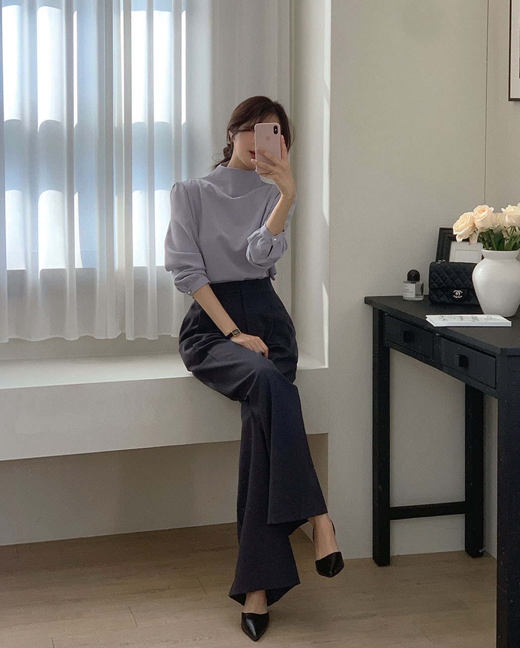 amp;#34;Bỏ túiamp;#34; 4 cách mặc quần đen sang - xịn - mịn vào mùa lạnh, gái xinh bỏ lỡ chỉ có tiếc - 13