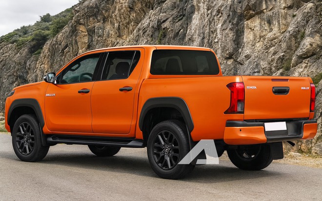 Toyota Hilux đời mới lộ thêm ảnh nội thất rõ nét hơn: Táp-lô góc cạnh, màn hình đặt nổi, có điểm giống Corolla Cross- Ảnh 7.