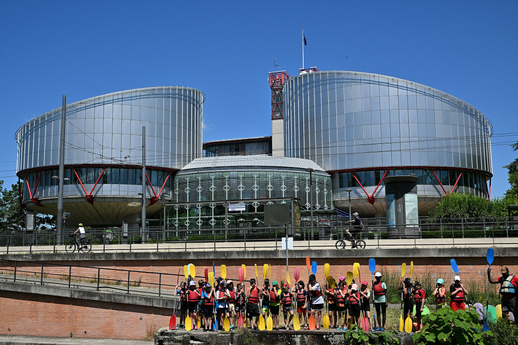 Trụ sở Tòa án Nhân quyền châu Âu (ECHR) tại thành phố Strasbourg, Pháp ngày 24/6. Ảnh: AFP