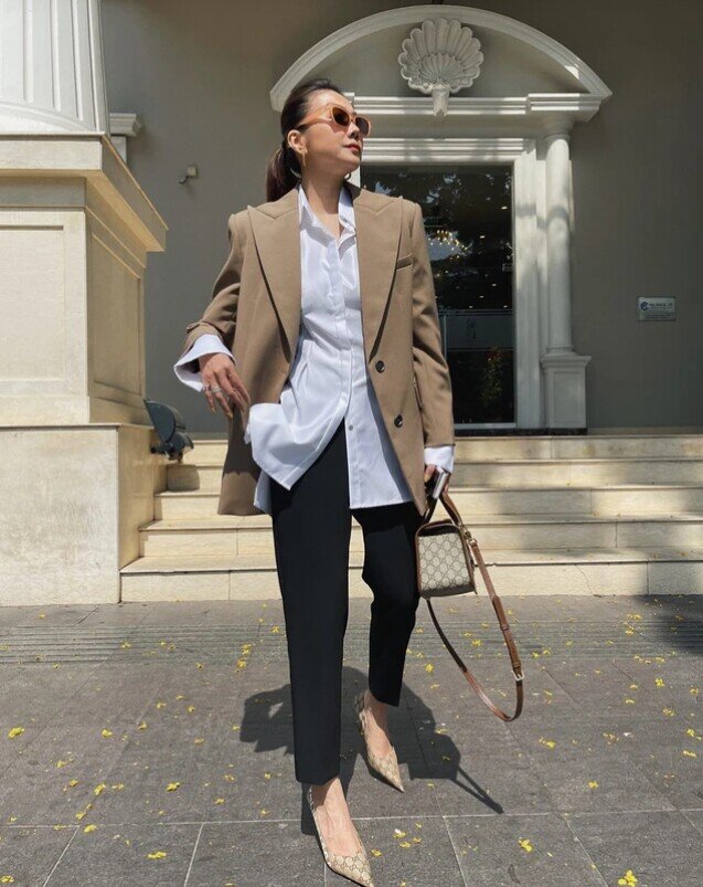 Hãy mặc áo khoác blazer theo cách này vào mùa thu, đảm bảo đẹp mãn nhãn đến nỗi ai nhìn cũng xuýt xoa - 8