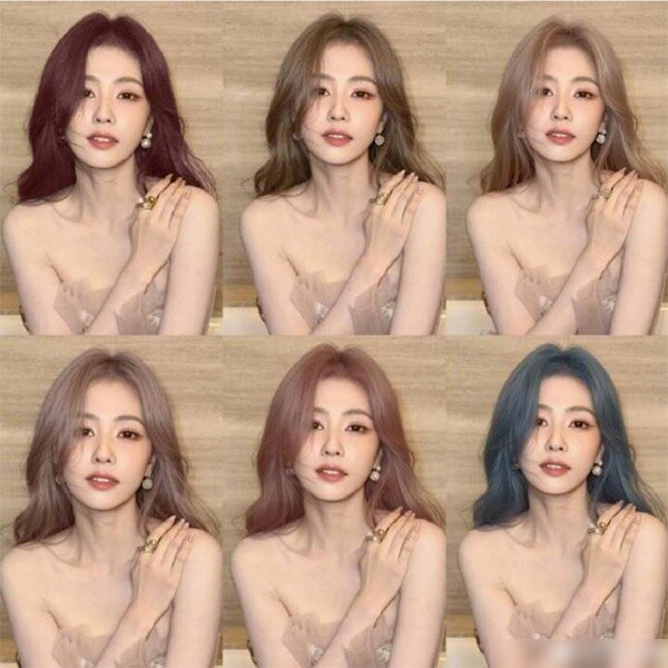 Trước đó, người đẹp cũng tham khảo fan để lựa chọn màu tóc.