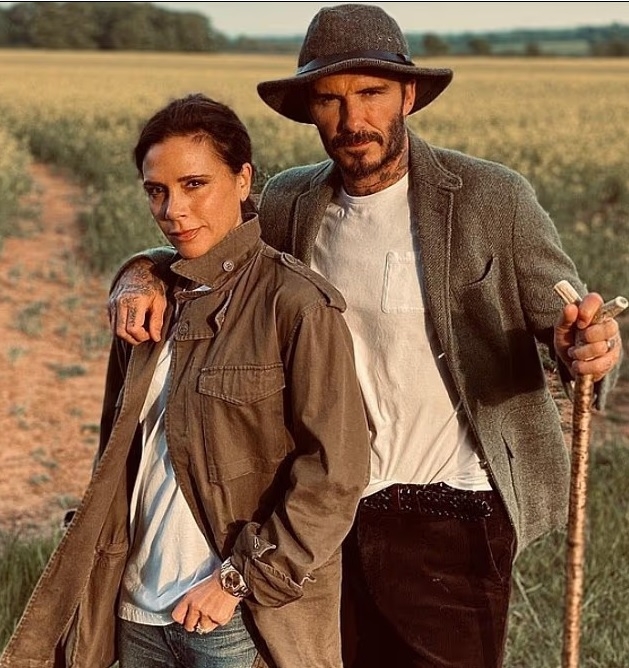 David và Victoria Beckham. Ảnh: Instagram