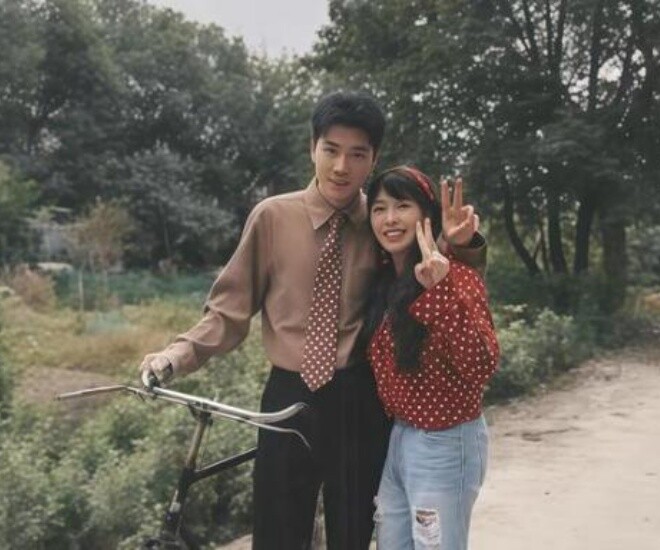 Lưu Khải và Lý Quỳnh khi còn trẻ.