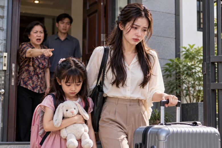 Ngày rời đi, tôi chẳng mang theo được gì nhiều ngoài quần áo của hai mẹ con và chút tiền tiết kiệm. (Ảnh minh họa)