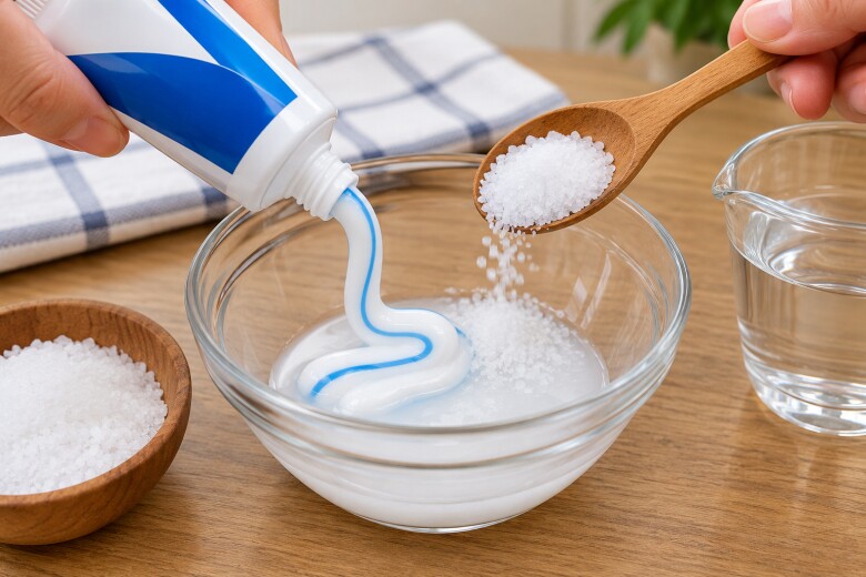 Trộn muối ăn với kem đánh răng giải quyết ngay nhiều rắc rối trong nhà, tôi tiếc hùi hụi vì không biết sớm hơn - 1