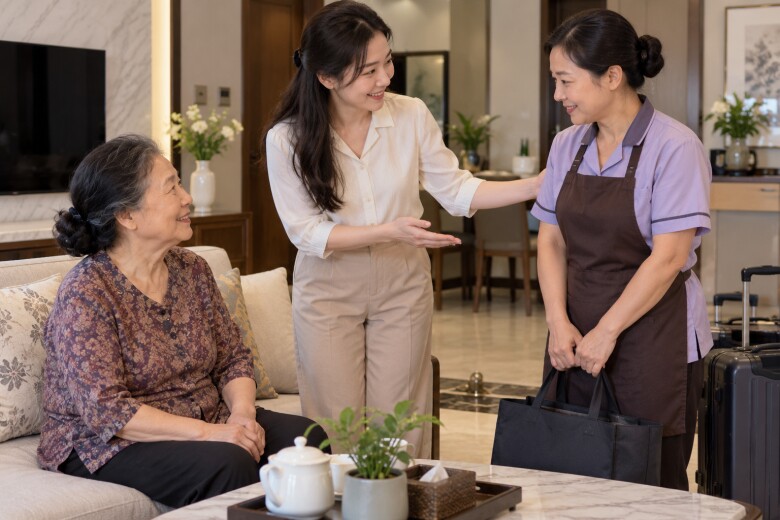 Tôi không ngờ con dâu lại thuê giúp việc chăm tôi. (Ảnh minh họa)