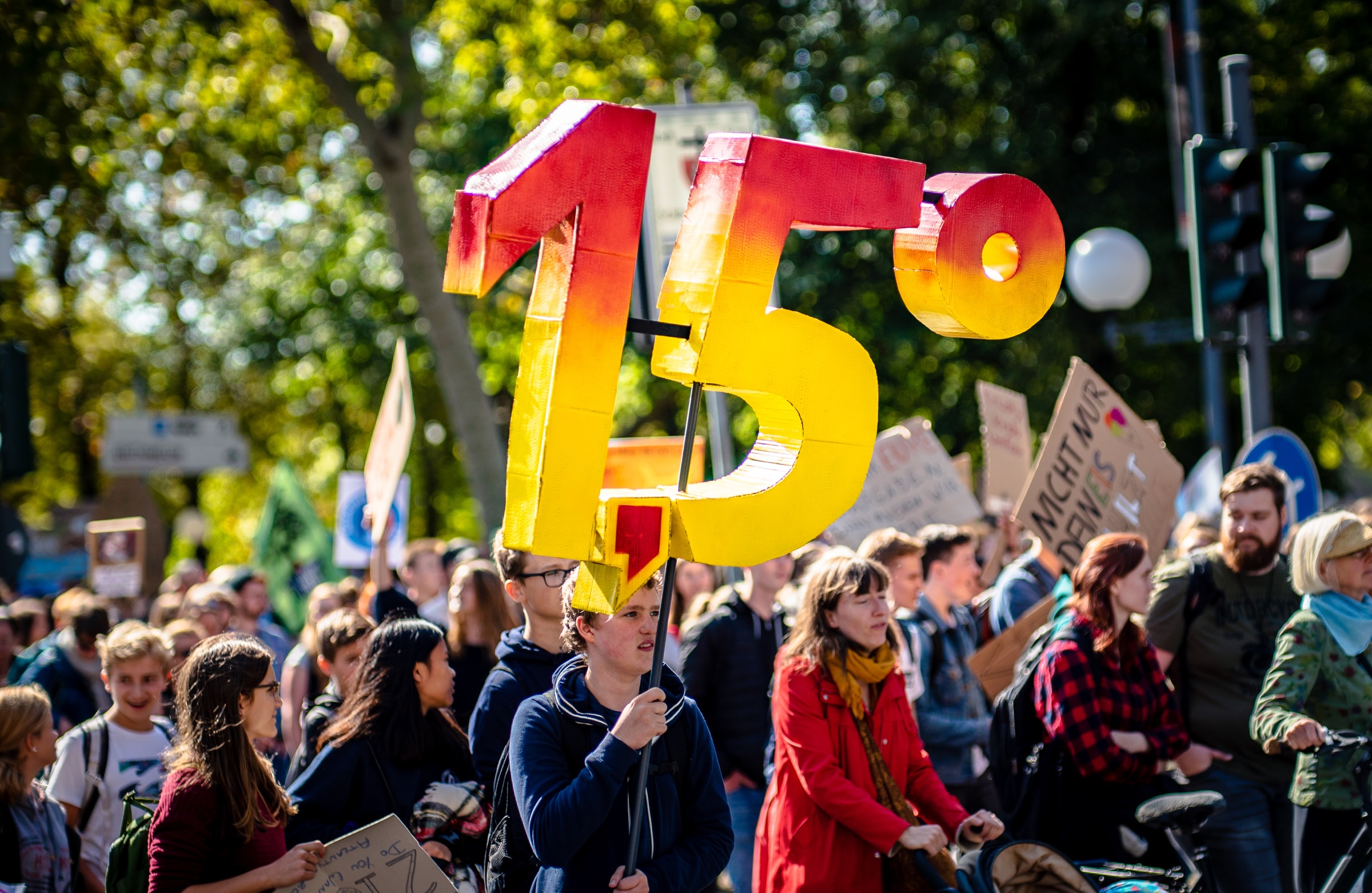 Biểu tình chống biến đổi khí hậu tại Bonn, Đức vào tháng 9/2019. Ảnh: Unsplash.com.