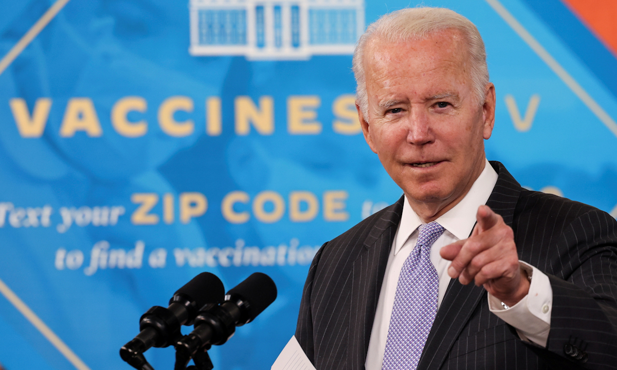 Tổng thống Joe Biden phát biểu tại Nhà Trắng ở thủ đô Washington DC ngày 3/11. Ảnh: Reuters.