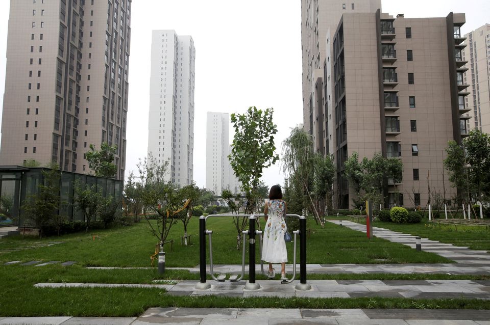 Một khu dân cư ở Thiên Tân, Trung Quốc. Ảnh: Reuters