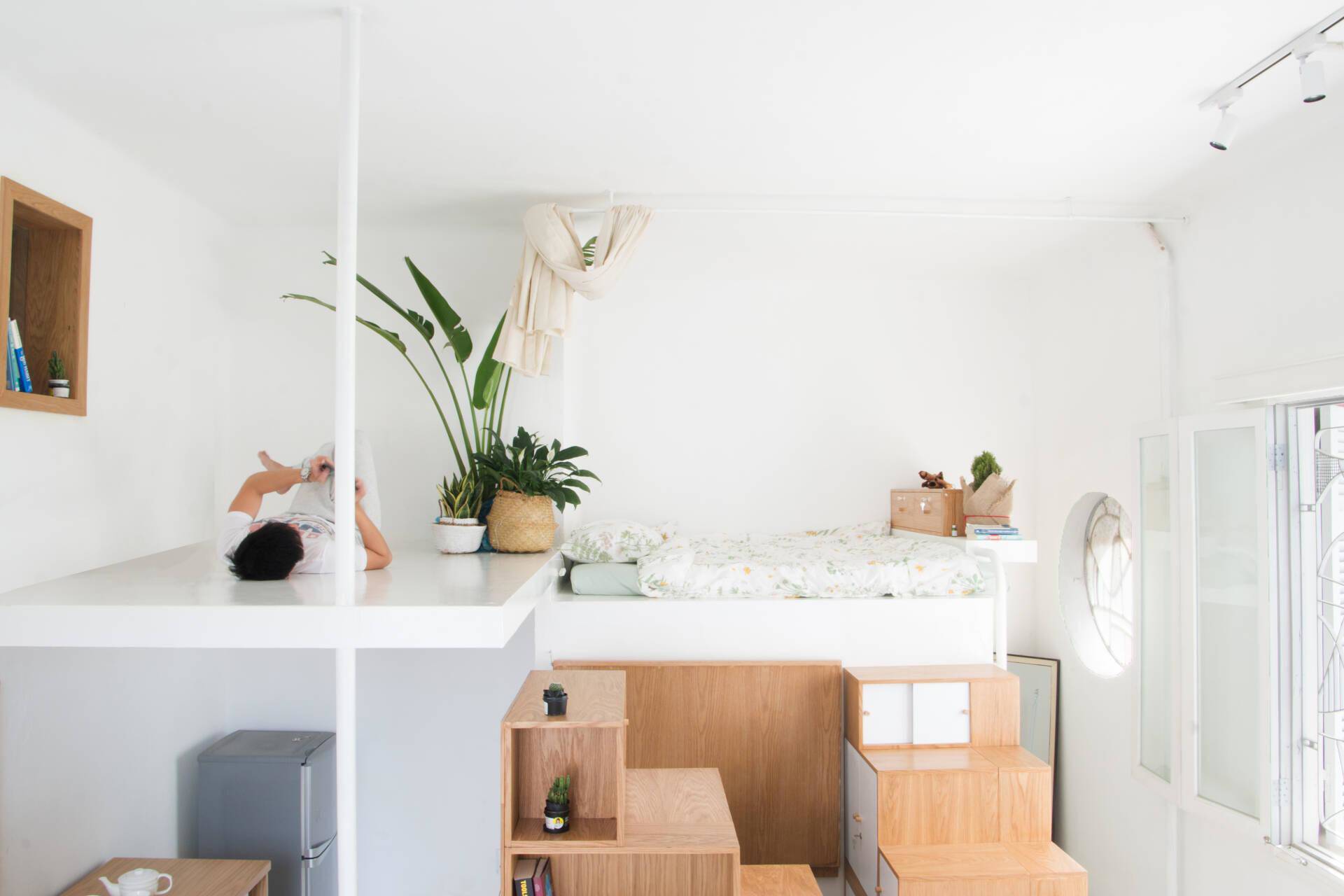 Căn hộ 30m2 ẩm mốc, xập xệ như rộng ra gấp đôi nhờ cách cải tạo đặc biệt - 15