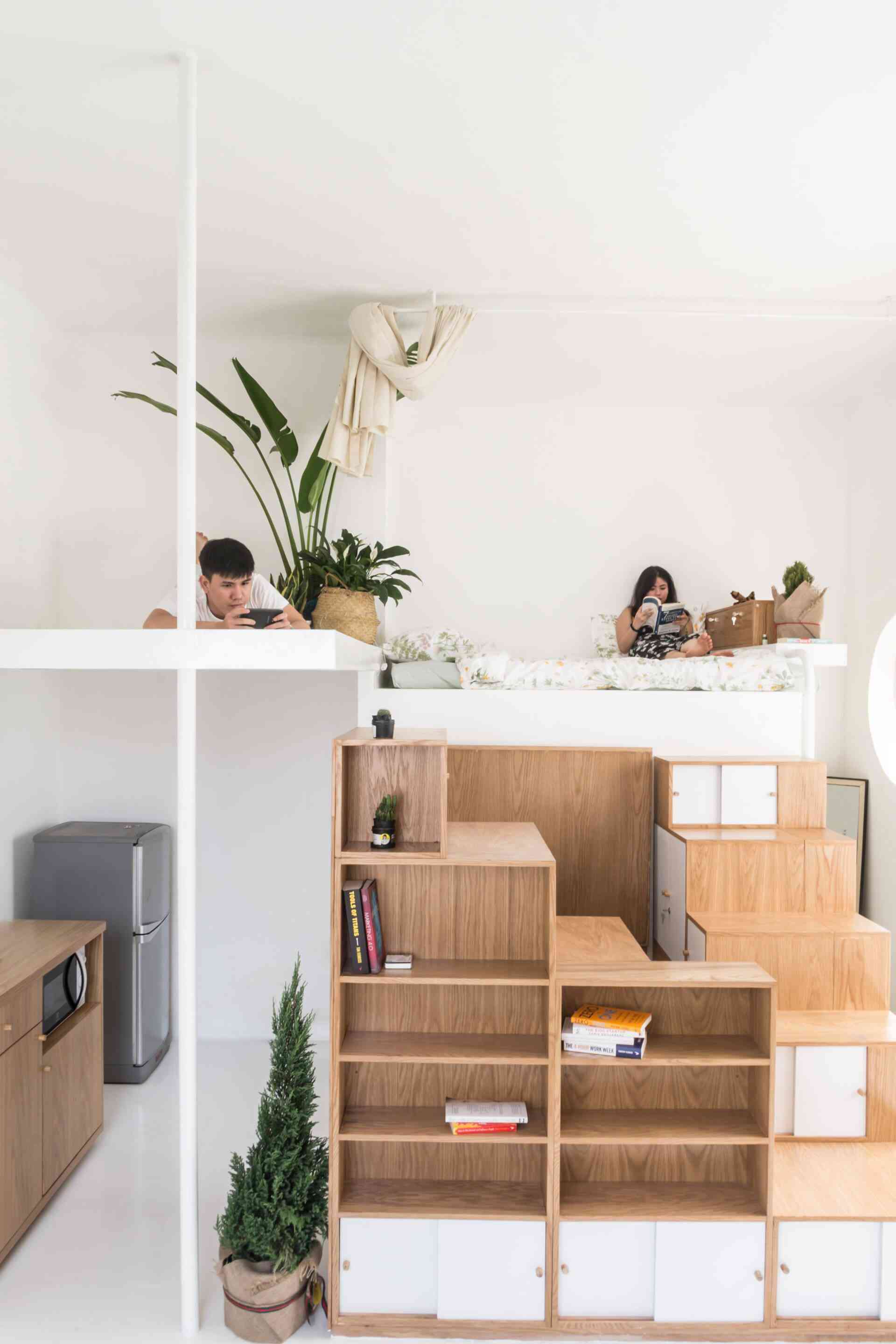 Căn hộ 30m2 ẩm mốc, xập xệ như rộng ra gấp đôi nhờ cách cải tạo đặc biệt - 7