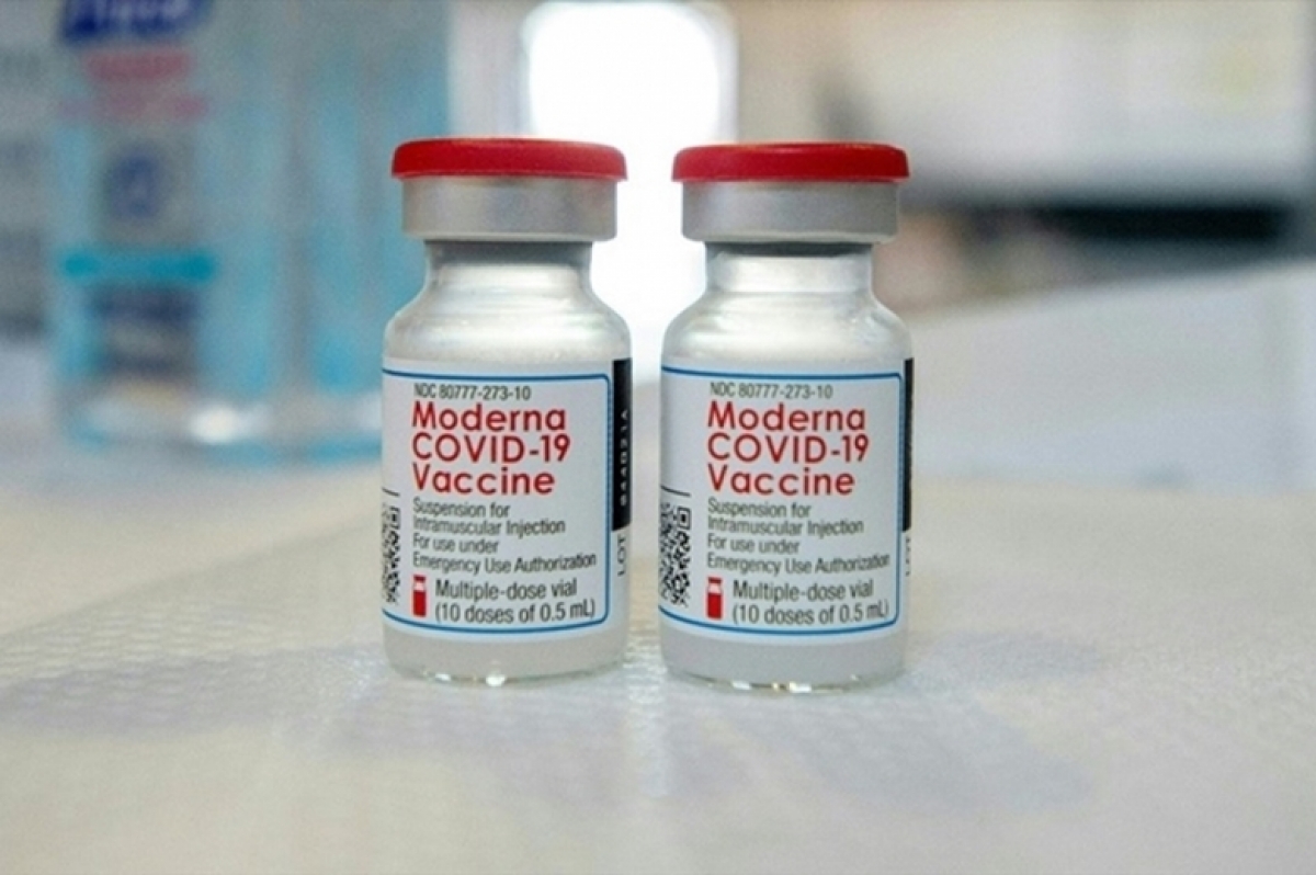 Vaccine Moderna. (Ảnh: AFP)
