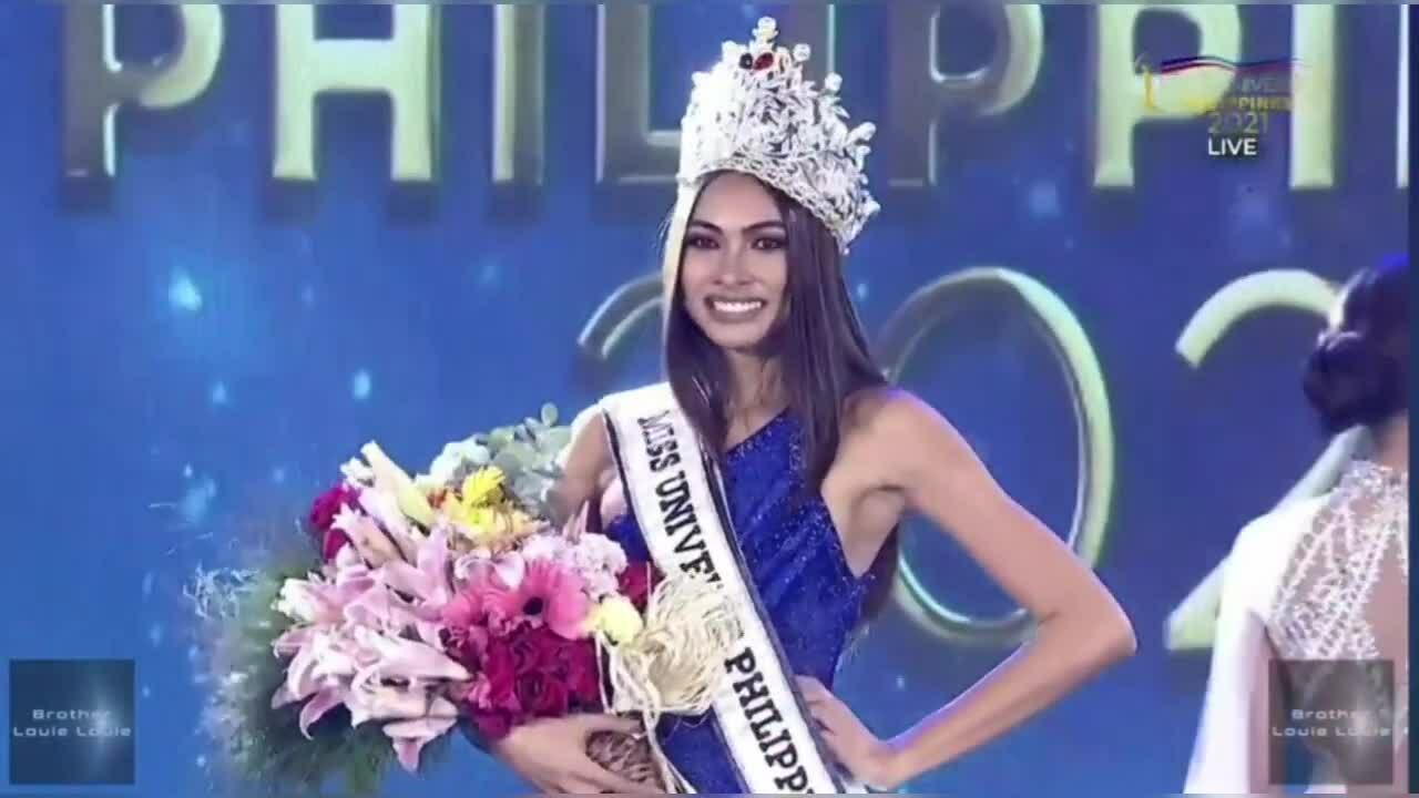 Khoảnh khắc đăng quang Hoa hậu Hoàn vũ Philippines 2021
