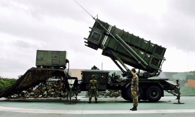 Bệ phóng tên lửa Patriot của Đài Loan. Ảnh: Taiwan News.