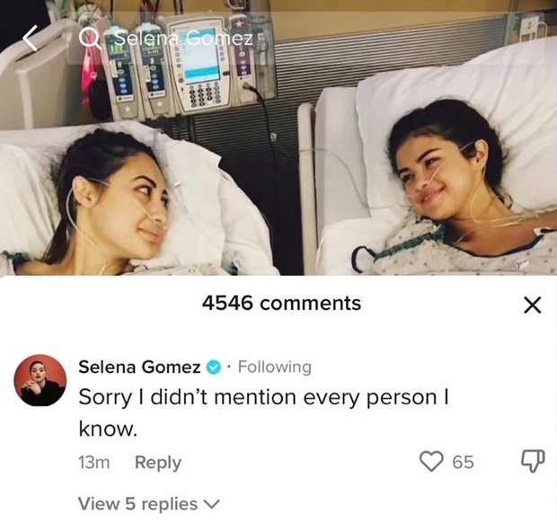 Bị mỉa mai, Selena Gomez trực tiếp đáp trả nghi vấn bỏ rơi cô bạn thân hiến thận - Ảnh 2.